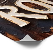 Poster Strums de coucher de soleil : hymne de rocher du r (Coin)