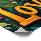 Poster Strums de coucher de soleil : Sérénade de la vallé (Coin)