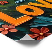 Poster Strums de coucher de soleil : Sérénade de la vallé (Coin)