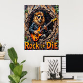 Poster Strums primitifs : Hymne de bois (Bureau à domicile)