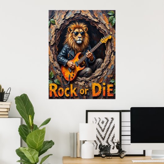 Poster Strums primitifs : Hymne de bois (Bureau à domicile)