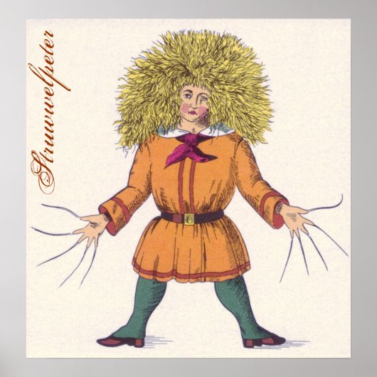 Poster Struwwelpeter ~ Heinrich Hoffmann (Devant)