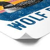 Poster Stud Canadian Wolf Funny Loon Bird Humor Quote  (Coin)