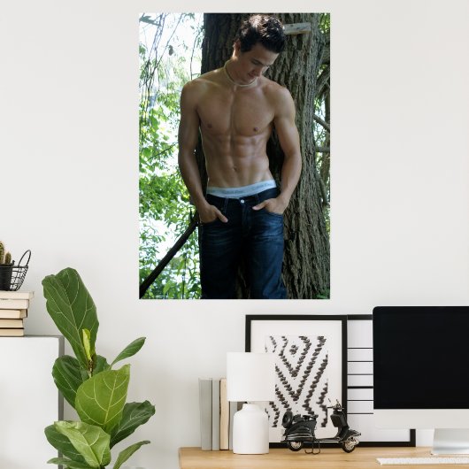 Poster Stud forestier (Bureau à domicile)