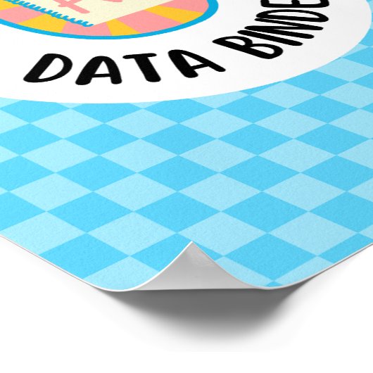 Poster student data binder title page insert (Coin)