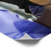 Poster Students performing experiment in chemistry lab (Coin)