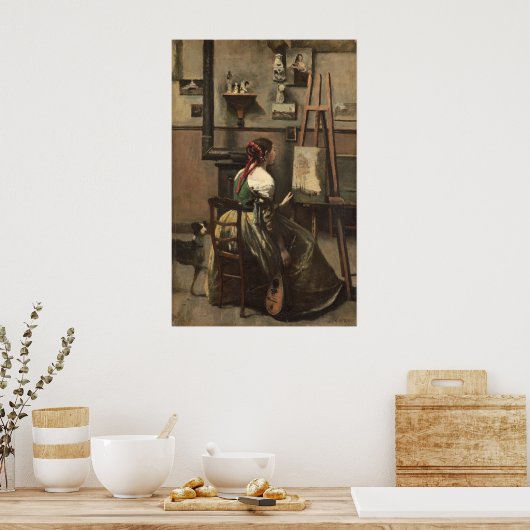 Poster Studio Corot - Jean-Baptiste - Corot Fine Art (Cuisine)