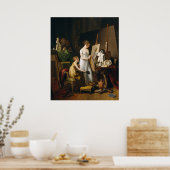 Poster Studio de peinture - Louis-Léopold Boilly Art (Cuisine)