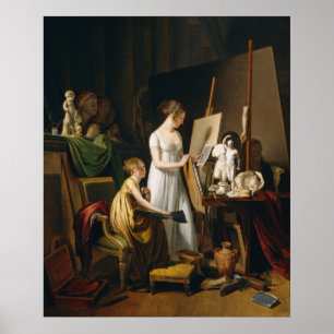Poster Studio de peinture - Louis-Léopold Boilly Art