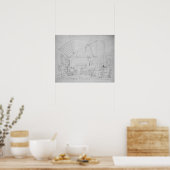 Poster Studio de Richard Parkes Bonington à Paris (Cuisine)