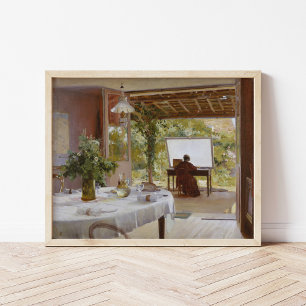 Poster Studio en plein air William Blair Bruce