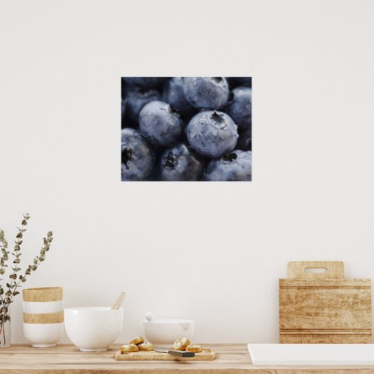 Poster Studio photo de bleuets 3 (Cuisine)