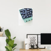 Poster Studio shot of blueberries (Bureau à domicile)