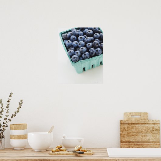 Poster Studio shot of blueberries (Cuisine)