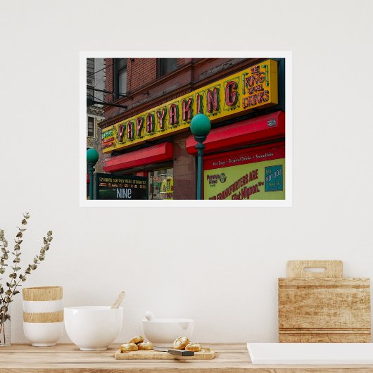 Poster Studio Urban59 "Hot Dog King" (Cuisine)