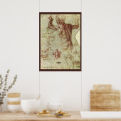 Poster Study of Libyan Sibyl by Michelangelo (Cuisine)