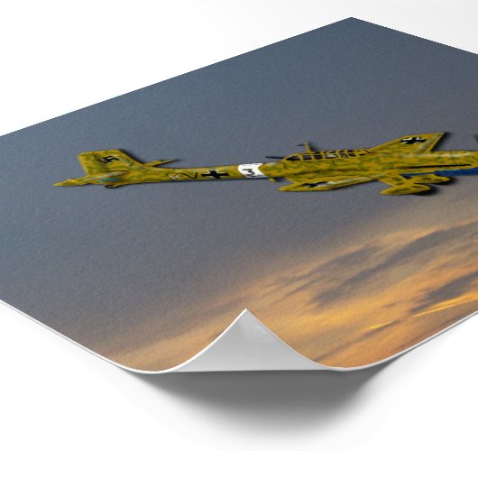 Poster Stuka du désert (Coin)