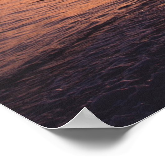 Poster Stunning Beach Sunset (Coin)