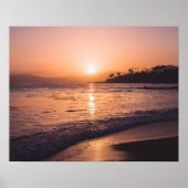 Poster Stunning Beach Sunset (Devant)