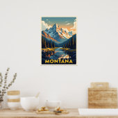 Poster Stunning Montana Landscape (Cuisine)