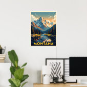 Poster Stunning Montana Landscape (Bureau à domicile)