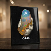 Poster Stunning Natural Opal Gemstone