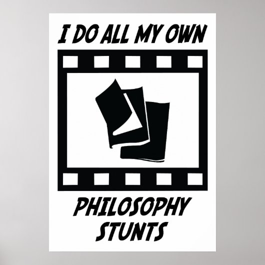 Poster Stunts de philosophie (Devant)