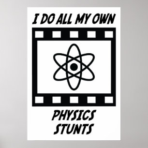 Poster Stunts de physique