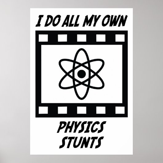 Poster Stunts de physique (Devant)