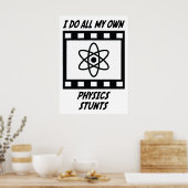 Poster Stunts de physique (Cuisine)