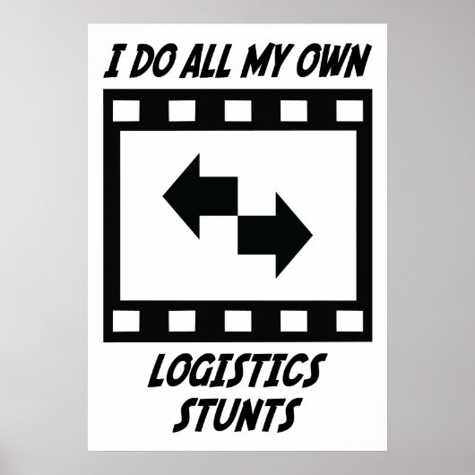 Poster Stunts logistiques (Devant)