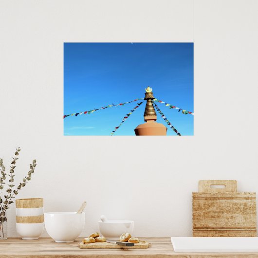 Poster Stupa bouddhiste (Cuisine)