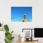 Poster Stupa bouddhiste (Bureau à domicile)