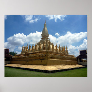 Poster stupa doré