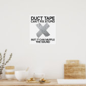 Poster Stupid Funny Duct Tape Muffle (Cuisine)