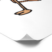 Poster stupide chameau 4 boisé (Coin)