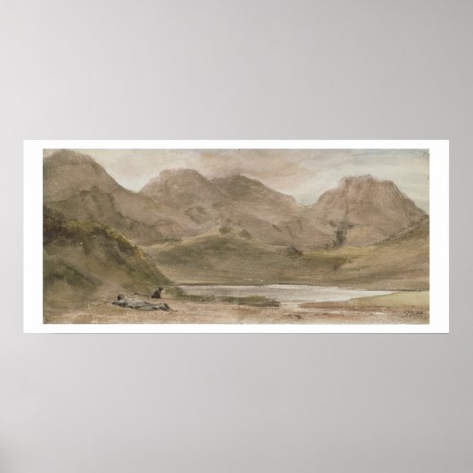 Poster Sty Head Tarn, 12 octobre 1800 (Devant)