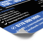 Poster Styish Politicier Publicité (Coin)