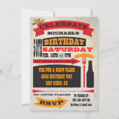 Poster Style 50e anniversaire Invitation de célébr (Devant)