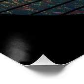 POSTER STYLE ABSTRAIT HURLEMENT DE LOUP (Coin)