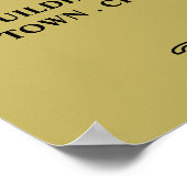 Poster Style Afro, Liste de prix des barbiers pour hommes (Coin)