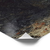 Poster Style antique Peinture Unicorne (Coin)