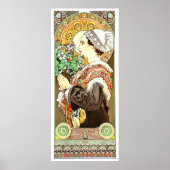 Poster Style Art Nouveau De L'Époque Victorienne Du Sable (Devant)
