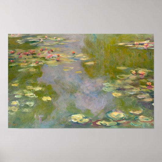 Poster style artistique de Claude Monet (Devant)