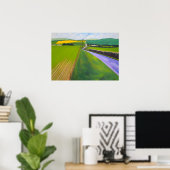 Poster Style artistique de David Hockney (Bureau à domicile)