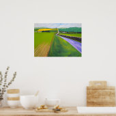 Poster Style artistique de David Hockney (Cuisine)