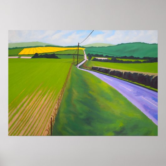 Poster Style artistique de David Hockney (Devant)