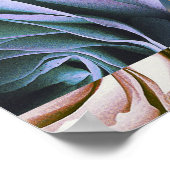 POSTER STYLE ARTISTIQUE DE FLEURS DE ROSES (Coin)