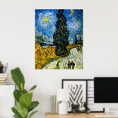 Poster style artistique de Vincent Van Gogh (Bureau à domicile)