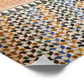 Poster Style Boho arabe géométrique (Coin)